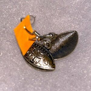 Stainless beautiful nwt I love football earring set rare! Offers welcome